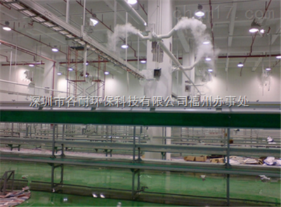 福建工廠降溫加濕噴霧降溫加濕系統 化工機械中的制冷設備創新應用